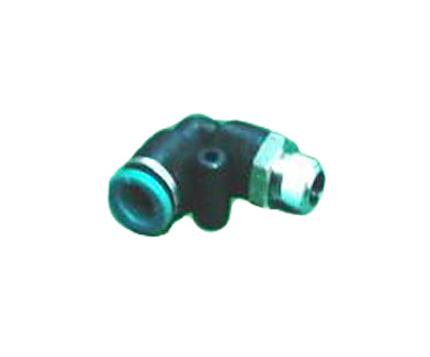 CODO 90° CONECTOR RÁPIDO PLÁSTICO TUBO X ROSCA GAS/ PLÁSTICO